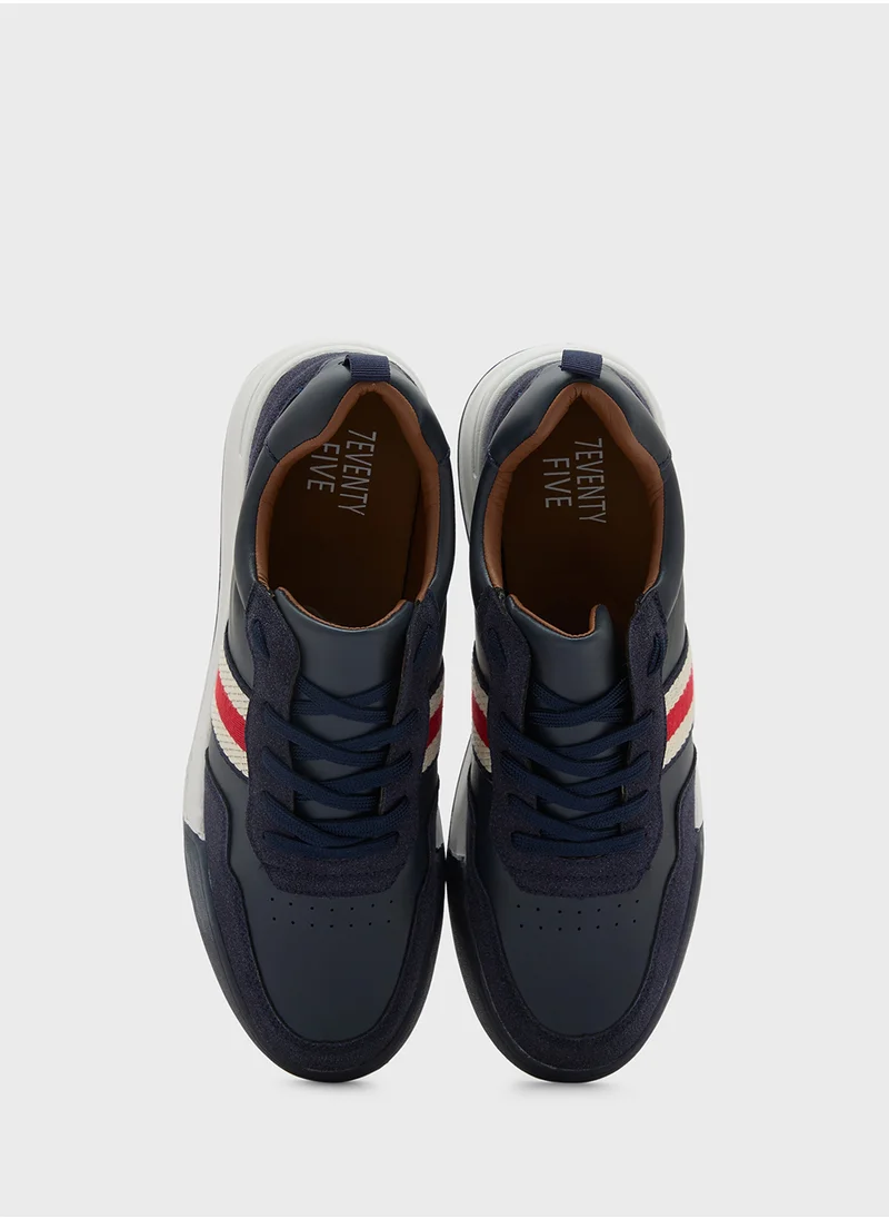 سفنتي فايف Webbing Detail Retro Sneakers