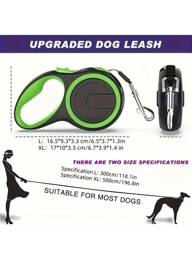 Large Blue Retractable Dog Leash 16 ft Thickened Anti Scratch Outdoor Pet Walking Rope - Image 3