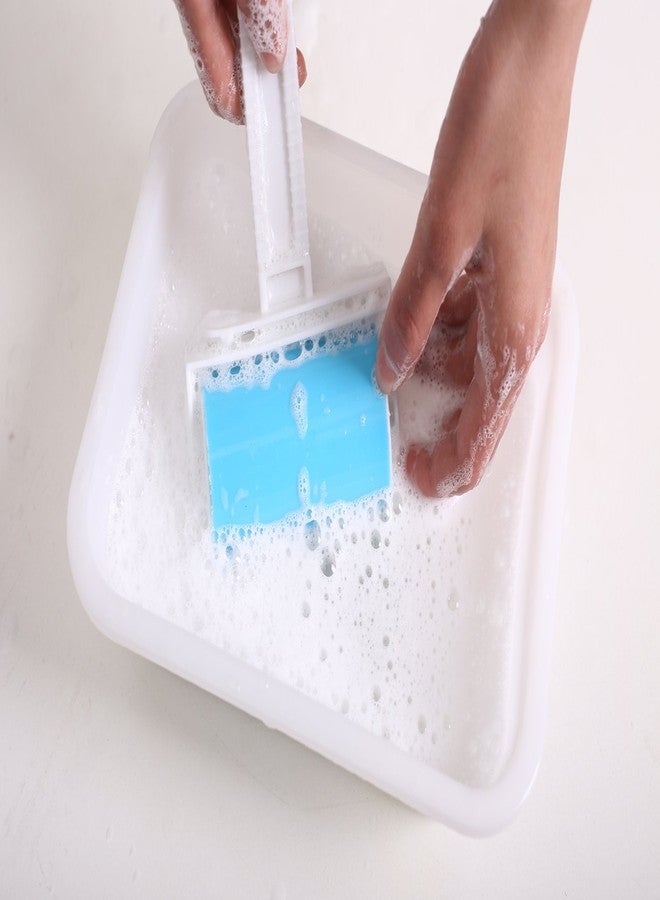 iLifeTech Reusable Sticky Picker Set Cleaner Lint Roller Pet Hair Remover Brush, Blue 8 inch Large Size + Pocket Size - Image 2