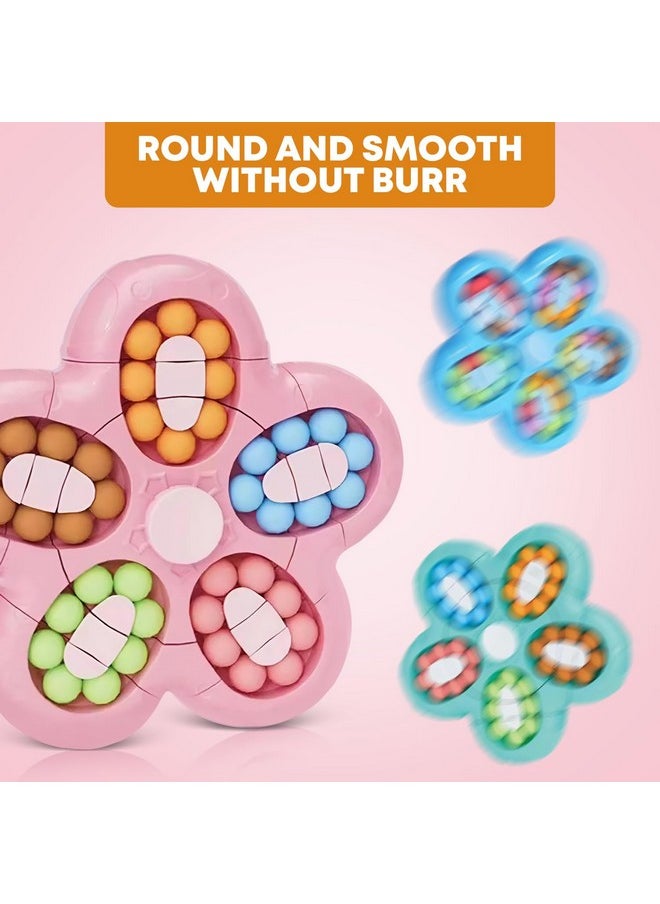 NHR Rotating Magic Bean Toys Decompression Rotating Small Beads Magic Cube Toys for Kids Puzzle Educational Toys for 3 Years Old (Random Color) (Flower) - pzsku/ZCCC9FD08DDDB958859EBZ/45/_/1740118126/c77be65b-950a-4275-b04d-890777635f19