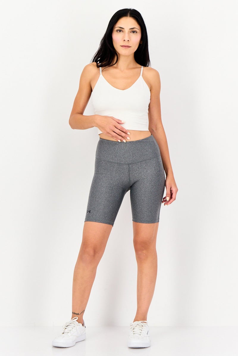 UNDER ARMOUR Women Sportswear Fit Cycling Shorts, Heather Grey - Image 4