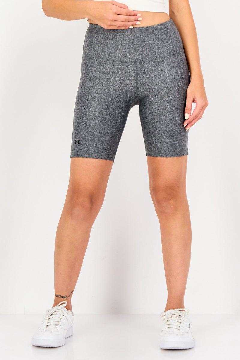 UNDER ARMOUR Women Sportswear Fit Cycling Shorts, Heather Grey - Image 1