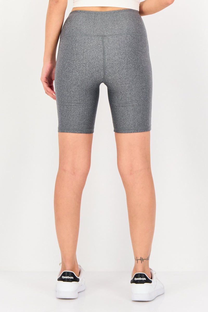 UNDER ARMOUR Women Sportswear Fit Cycling Shorts, Heather Grey - Image 3