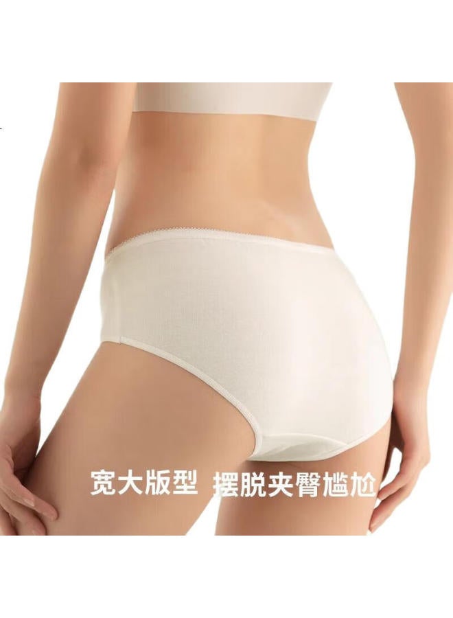 Sometimes, Disposable Cotton Underwear For Women, Pure Cotton, No Washing Required, For Pregnant Women, Postpartum Women, During Menstruation, For Travel, Individually Packaged, Size M - Image 2