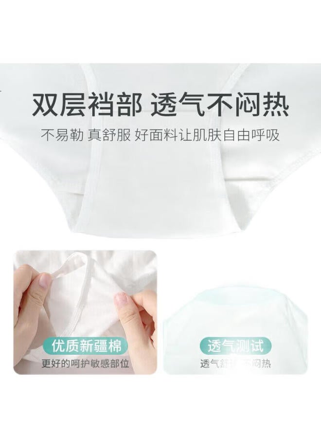Sometimes, Disposable Cotton Underwear For Women, Pure Cotton, No Washing Required, For Pregnant Women, Postpartum Women, During Menstruation, For Travel, Individually Packaged, Size M - Image 1