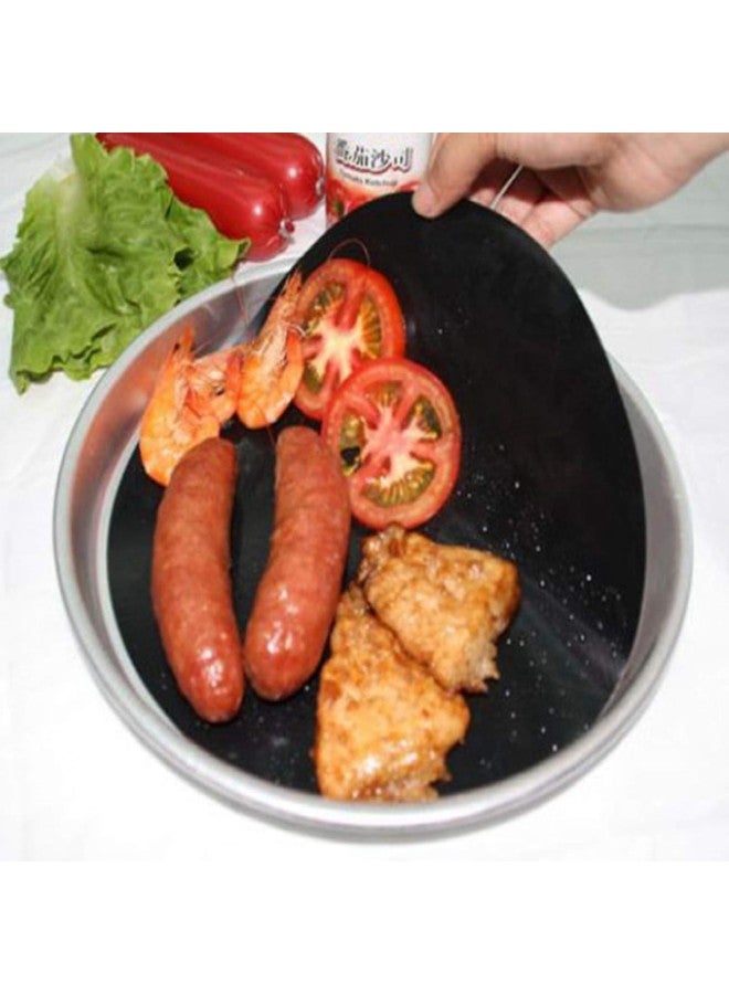klarako 10pcs Non?Stick Mat Reuseable Pan Fry Barbecue Liner Sheet Cooking Oil Pad for Kitchen - Image 5