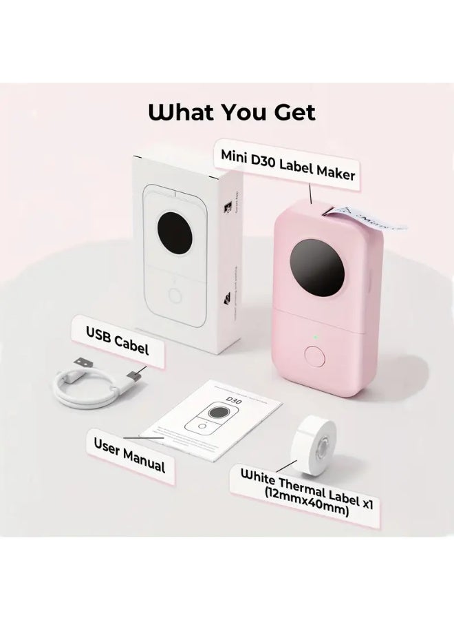 phomemo Wireless Wireless Smart Label Printer, - Portable Thermal Printer with App Compatibility, Compact & Lightweight Design, Rechargeable Direct Thermal Label Maker for Home Office, Smartphones, Tablets, Smart Home Devices, Compatible with / (, No Required) - Ideal for Shipping, Inventory, Receipts, Labels - Image 1