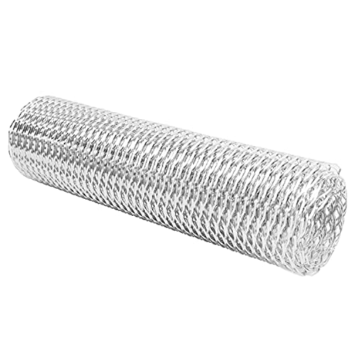 AggAuto Universal 40"x13" Car Grill Mesh - Aluminum Alloy Automotive Grille Insert Bumper Hexagon Hole 11x25mm, One of the Most Multifunctional Shape Grids Silver - Image 5