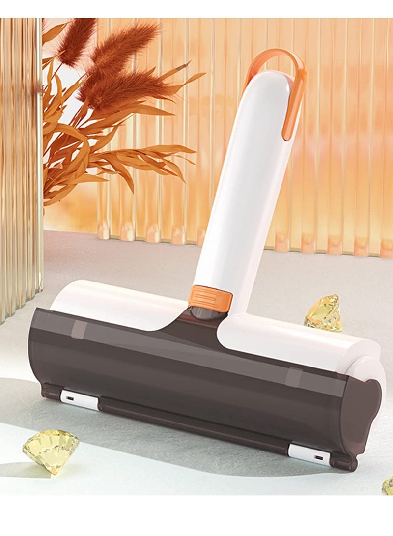 Zikra Pet Hair Remover Roller for Furniture, Dog & Cat Fur Remover with Self-Cleaning Base, Efficient Animal Hair Removal Tool, Perfect for Furniture, Carpet, Car Seat, Couch - Image 1