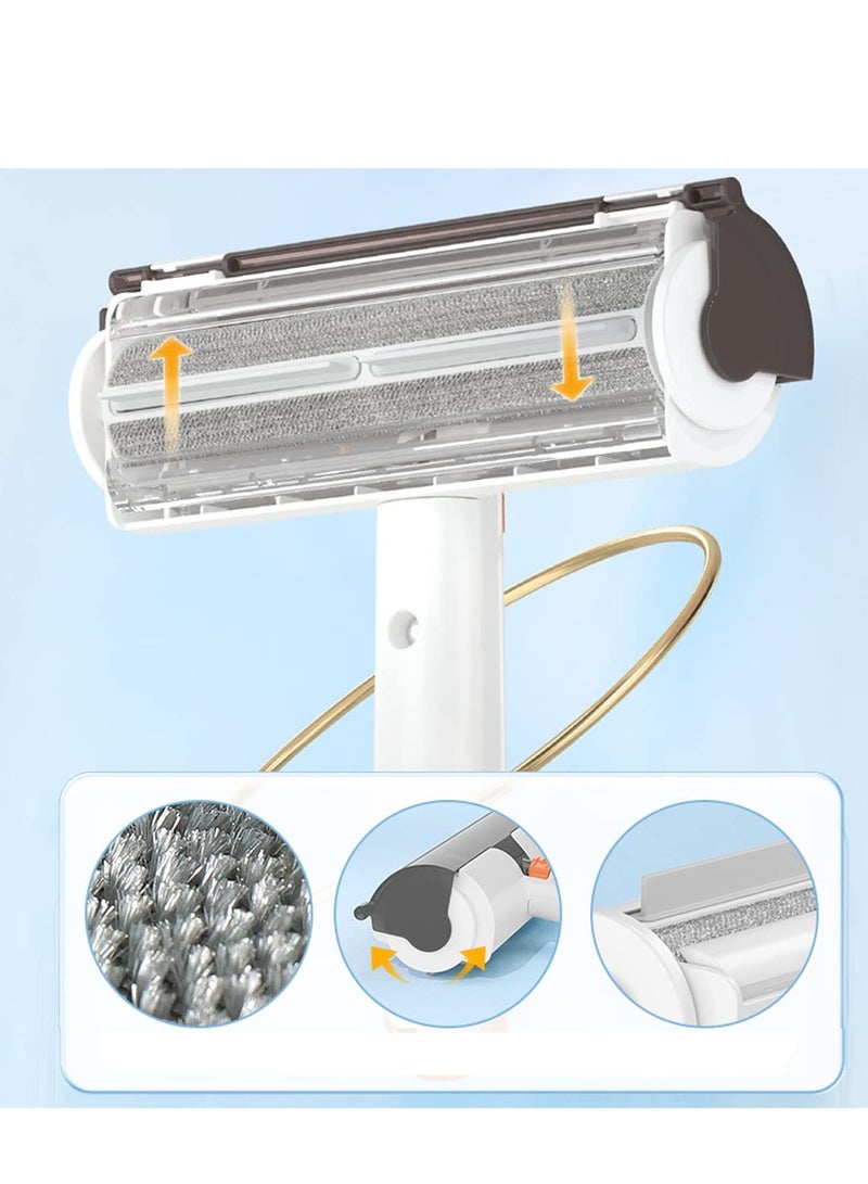 Zikra Pet Hair Remover Roller for Furniture, Dog & Cat Fur Remover with Self-Cleaning Base, Efficient Animal Hair Removal Tool, Perfect for Furniture, Carpet, Car Seat, Couch - Image 3