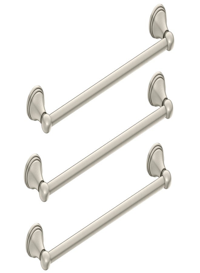 Moen DN8424BN Preston 24-Inch Bathroom Towel Bar, Brushed Nickel , pack of 3