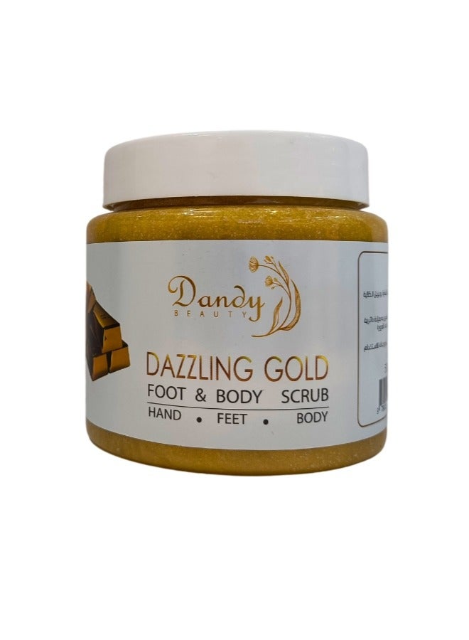 Dandy Beauty Foot & Body Scrub Dazzling Gold - 500 ml