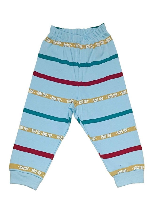 Cute Collection Cotton Bottom/Legging/Pyjami for 0-3 Months New Born Baby Boys & Girls, Pack of 3 Pcs Multicolour - Image 4