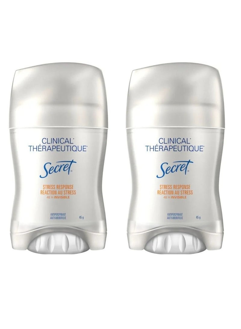 سيكريت مجموعة من قطعتين مضاد التعرق السري السريري - الاستجابة للإجهاد 45X2 غرام - Image 2