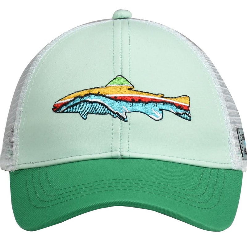 EDTREK Elite Youth Performance Mesh Hat - Boys Girls Hunting Hat and Fishing Hat (Ice Blue - Green) - Image 2