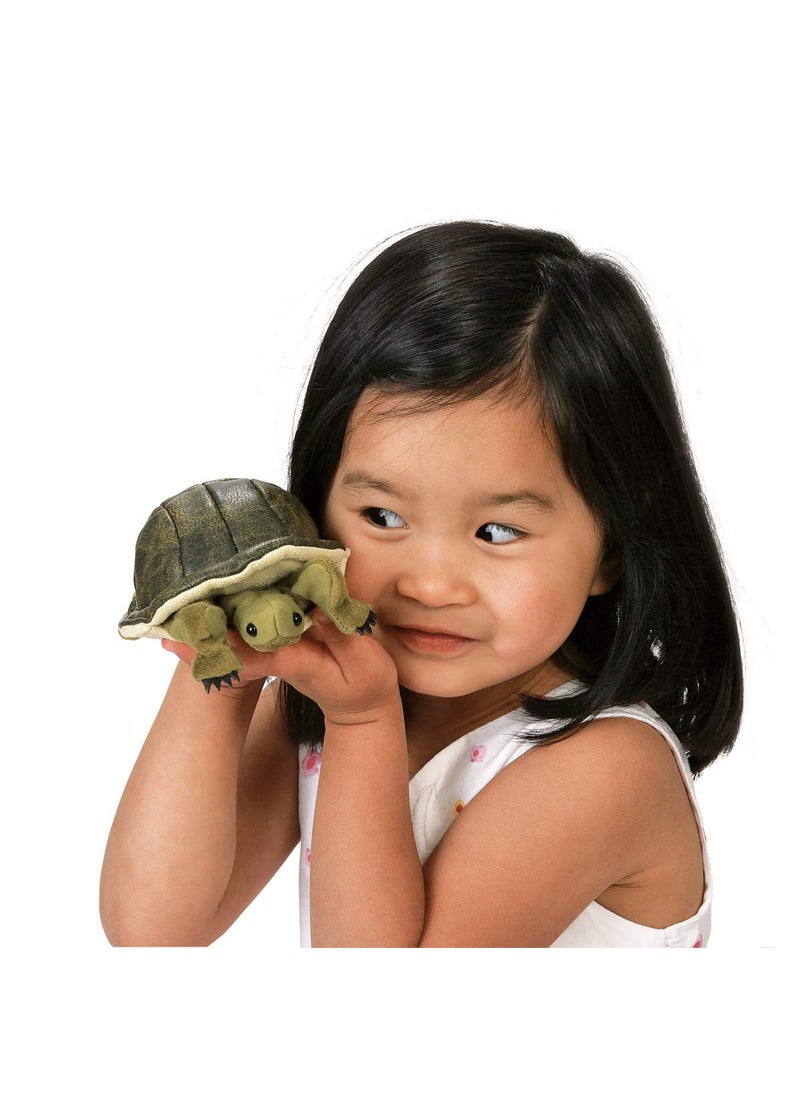 Folkmanis Folkmanis Mini Turtle Finger Puppet, Green, 1 EA  - Image 3