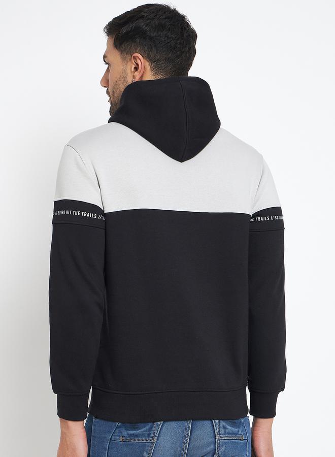 DUKE Color Block Camping Print Hoodie by Styli  - Image 3