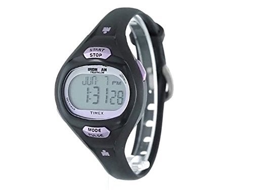 Timex Women's Ironman Triathlon Essential Pulse 35mm Watch – Black & Purple Case with Black Resin Strap - Image 2