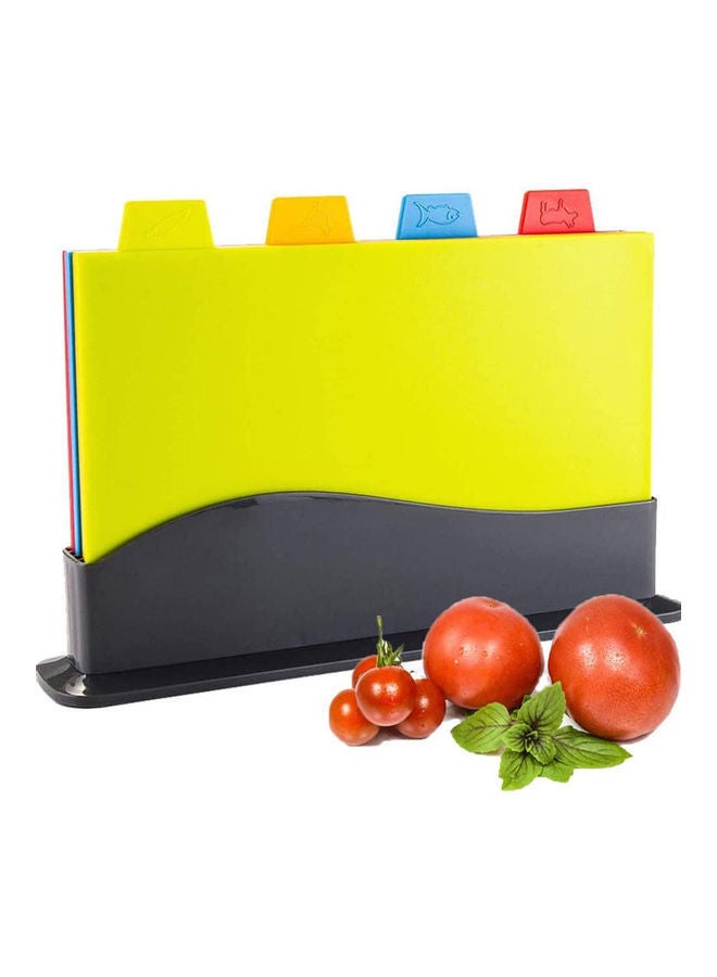 Y&D Set of 4 Chopping Board for Kitchen Multicolour 130g - Image 5