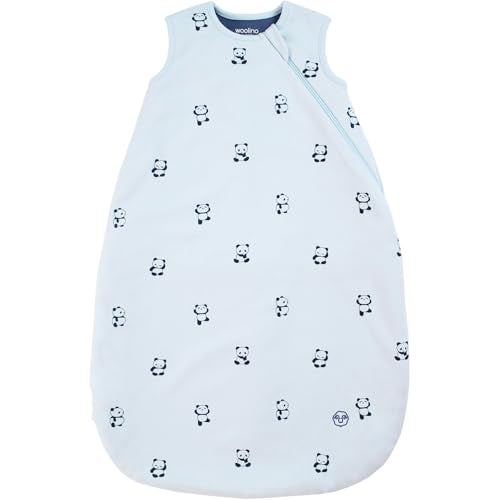 Woolino Merino Wool and Organic Cotton Baby Sleep Bag - 4 Season Classic Sleep Sack for Baby - Two-Way Zipper Sleeping Bag for Baby and Toddler - 6-18 Months - Panda - Image 2