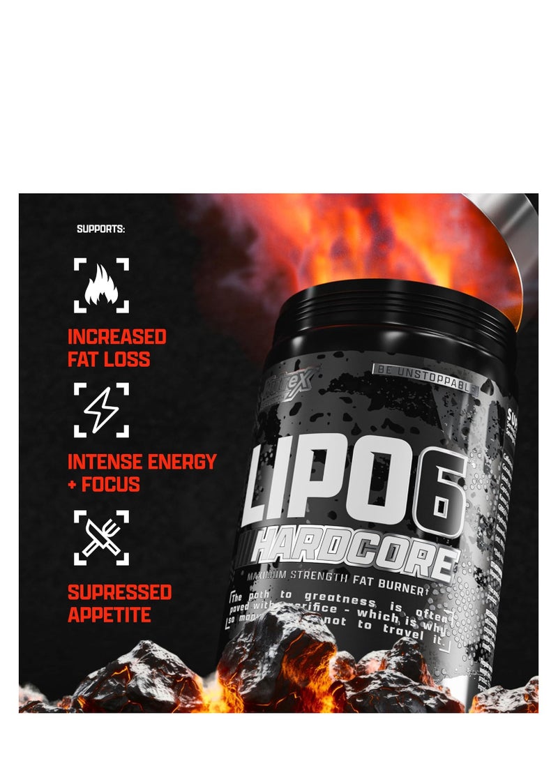 Nutrex Research Nutrex Research Lipo-6 Hardcore - Clinically Studied Herbal Thermogenic, Supports Metabolism & Energy, 60 Capsules  - Image 5