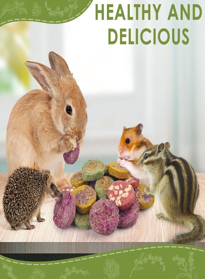ERKOON 24Pcs Bunny Chew Toys, Small Animal Molar Toys Timothy Grass Beet Sweet Potato Pumpkin Cake Treats for Guinea Pig Hamster Bunny Chinchilla Gerbil, 100% Natural Rabbit Chews and Treats - Image 3