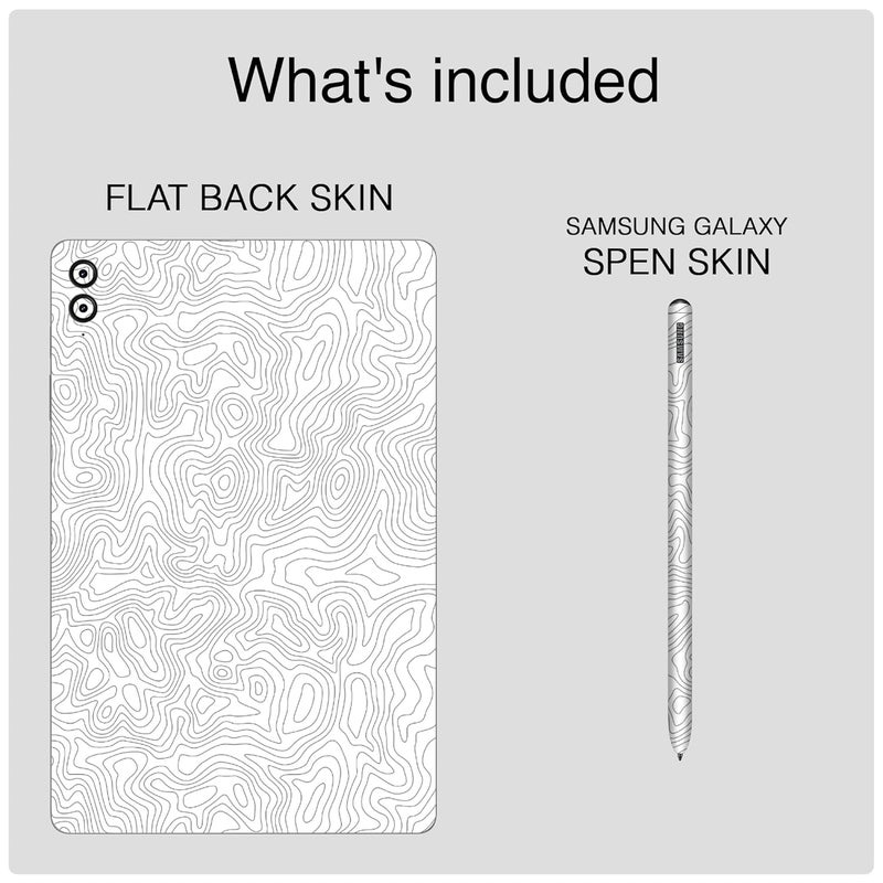 Capes Tablet Skins Compatible with Samsung Galaxy Tab S9 FE Plus | Ultra-Thin Protective Film | Anti-Scratch Vinyl Decal Skin | Not Case/Cover (Tornado, Back Skin + S Pen Skin) - Image 2