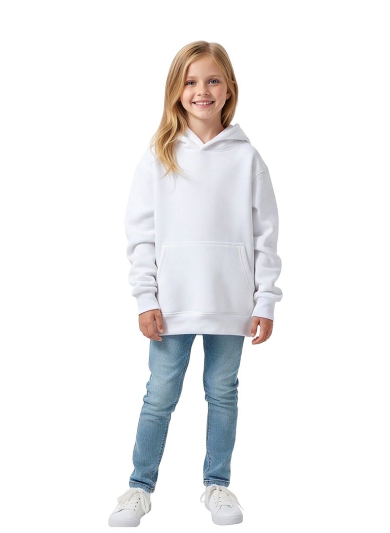 WiNi BEE Kids Cotton Hoodie for Boys and Girls | Youth Pullover Sweatshirt with Pocket, Cozy Spring Jacket | Toddler to Teen Sizes 2-16 Years - Image 4
