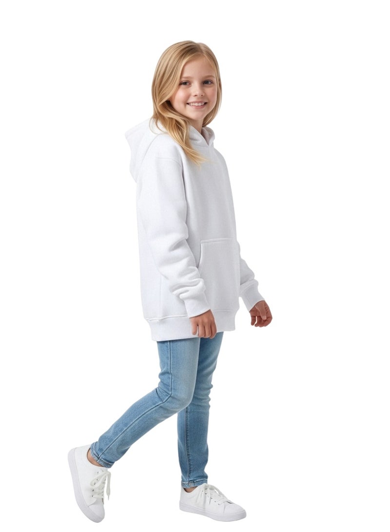 WiNi BEE Kids Cotton Hoodie for Boys and Girls | Youth Pullover Sweatshirt with Pocket, Cozy Spring Jacket | Toddler to Teen Sizes 2-16 Years - Image 5