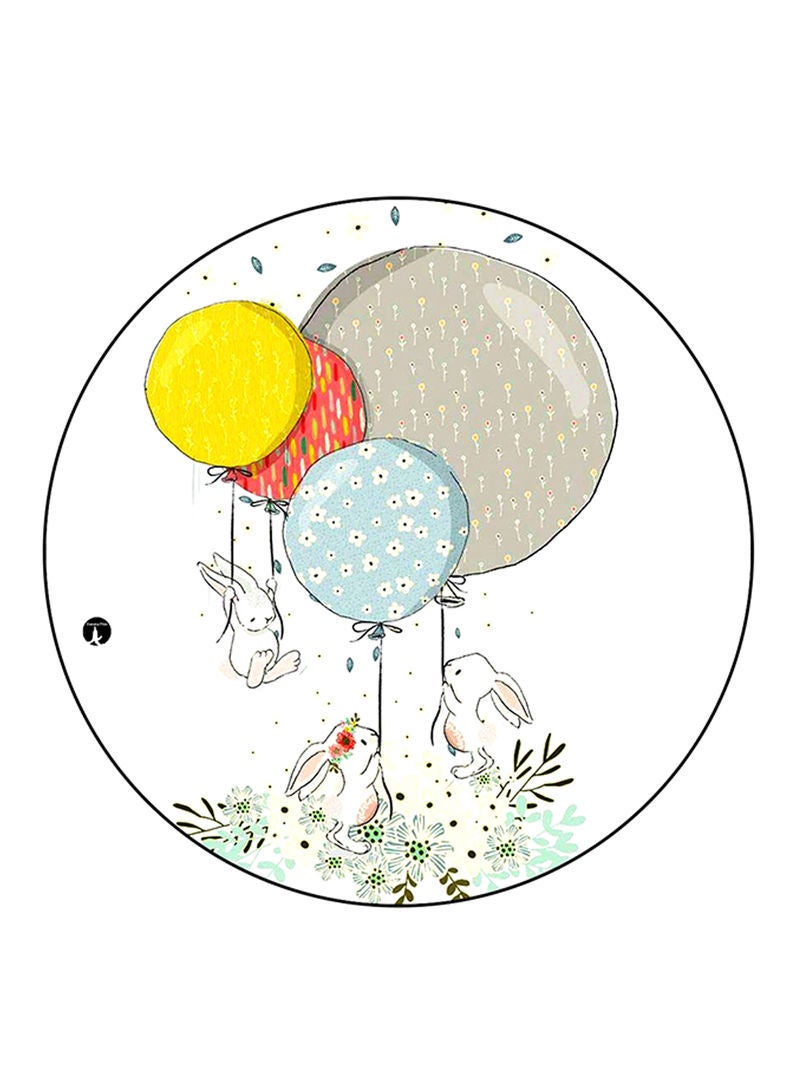 RKN Rabbits Printed Mouse Pad  Multicolour