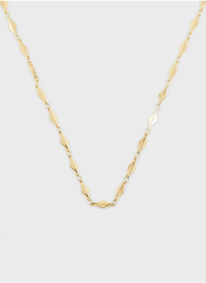 Fashionbox Adrienne Chain Gold Plated Necklace