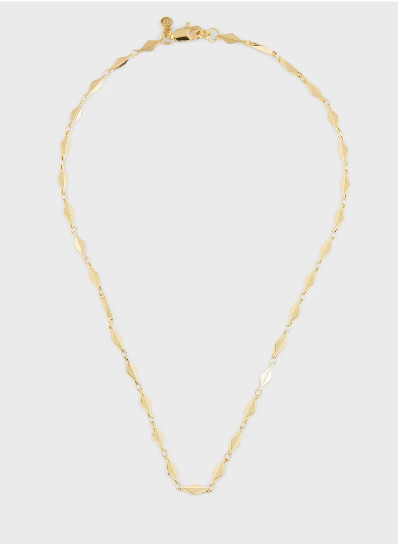 Fashionbox Adrienne Chain Gold Plated Necklace