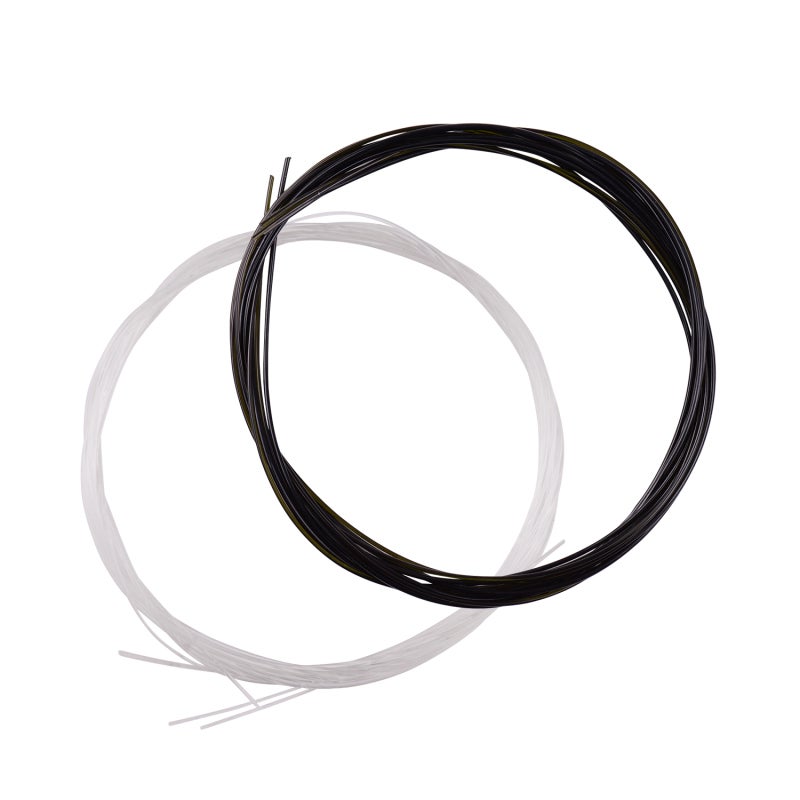 Ukulele Strings: 3-Pack Transparent Nylon Carbon Fiber, Clear Bright Sound Replacement String Set for Soprano Concert Tenor Ukuleles - Image 1