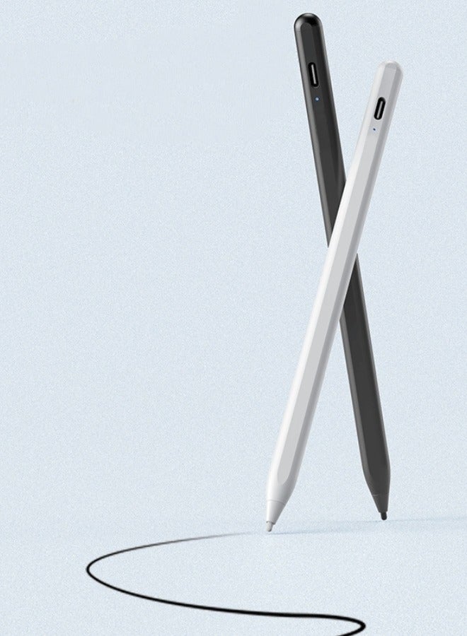 بي إس إن إل قلم ستايلس رقمي نشط من الجيل الثاني من قلم ايباد مع شحن سريع ورفض راحة اليد لجهاز ابل ايباد 2018  والإصدارات الأحدث، أبيض - Image 3