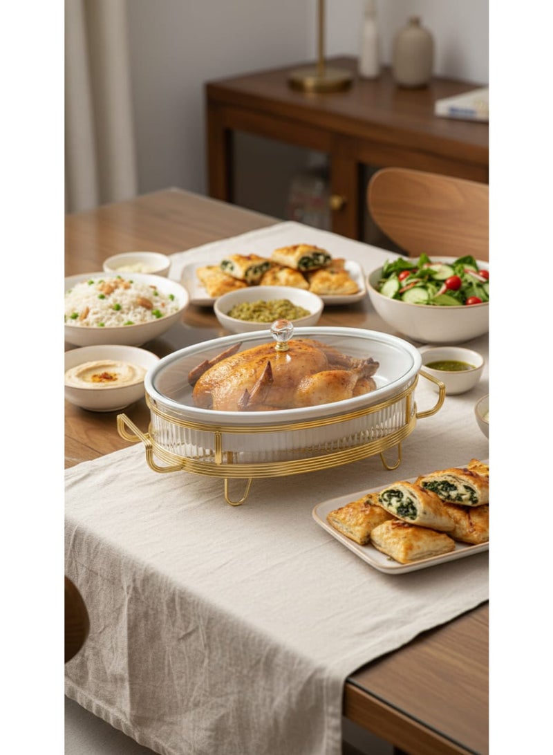 Buffet warmer, oval serving dish, 16 cm - Image 4