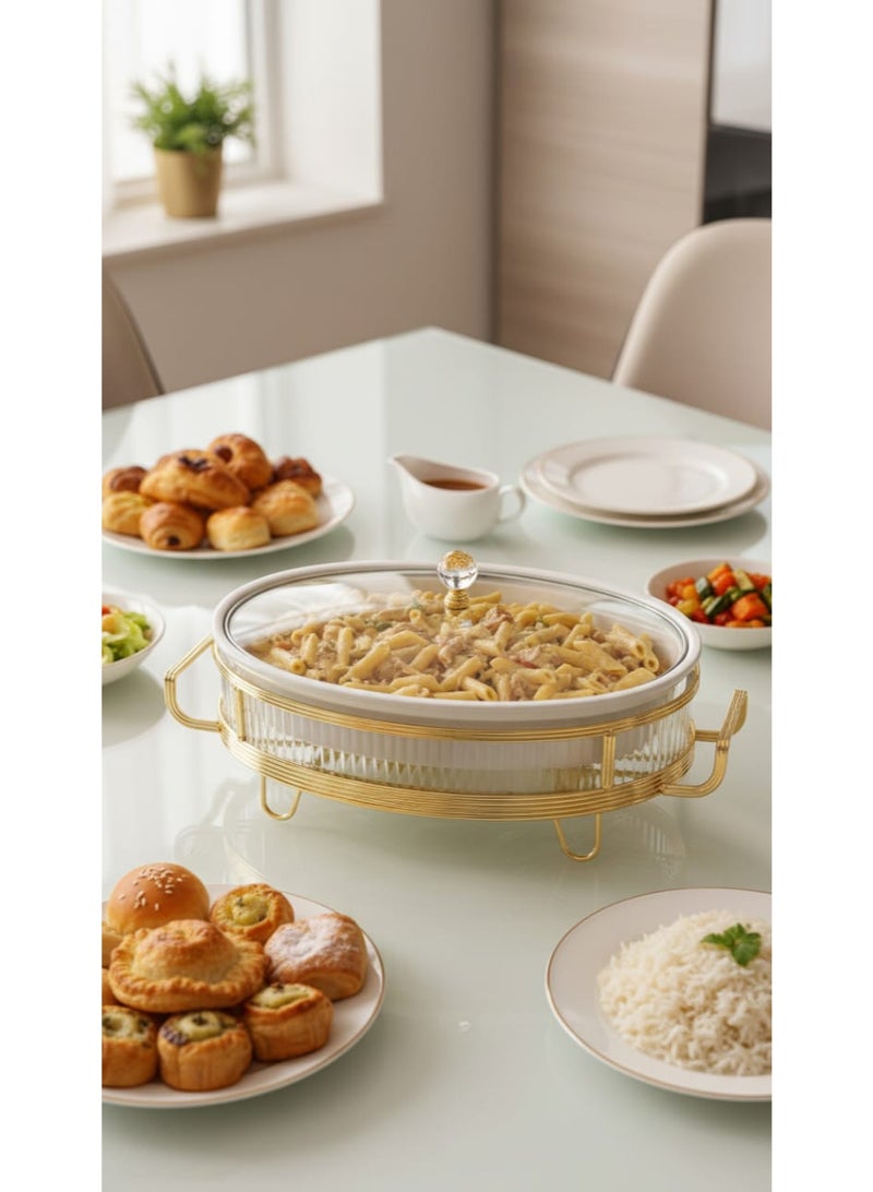 Buffet warmer, oval serving dish, 16 cm - Image 1