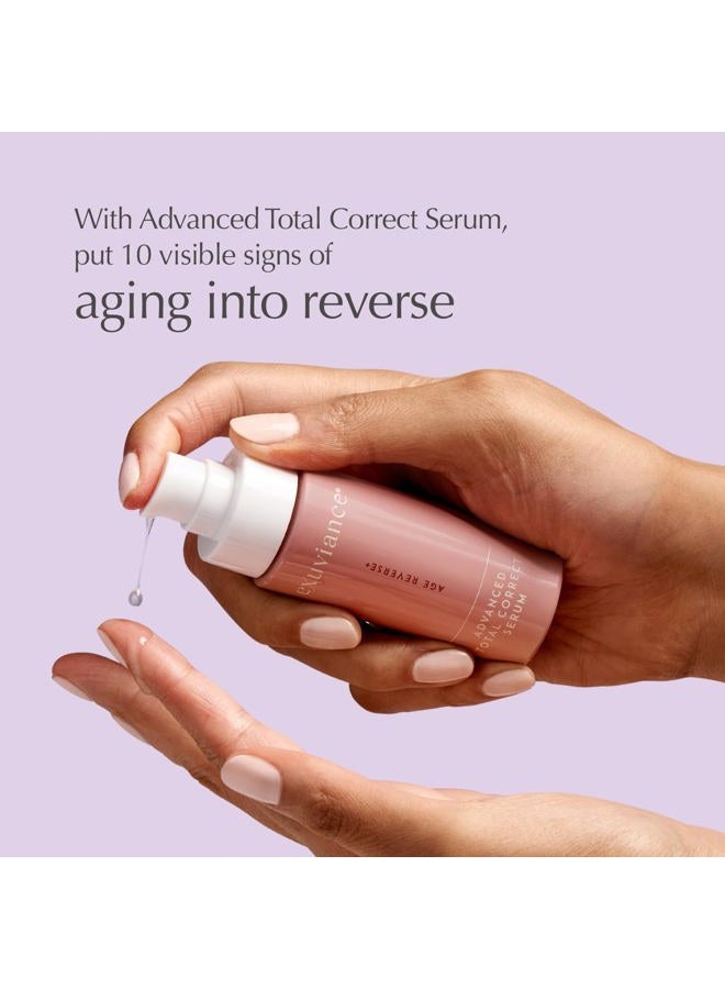 EXUVIANCE AGE REVERSE+ Anti Aging Skin Care Set - Mini Starter Kit Includes: Exfoliating Face Wash, Anti-Wrinkle Serum, Brightening Eye Contour, Firming Face Cream, for Wrinkles and Fine Lines - 4 ct - Image 5