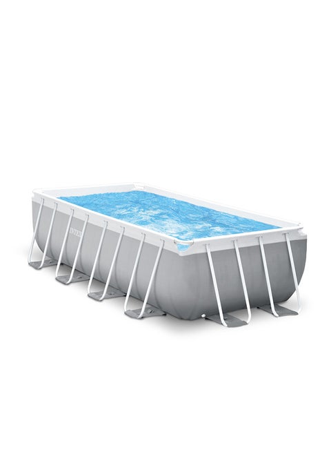 INTEX 4M X 2M X 1M PRISM FRAME RECTANGULAR POOL SET
