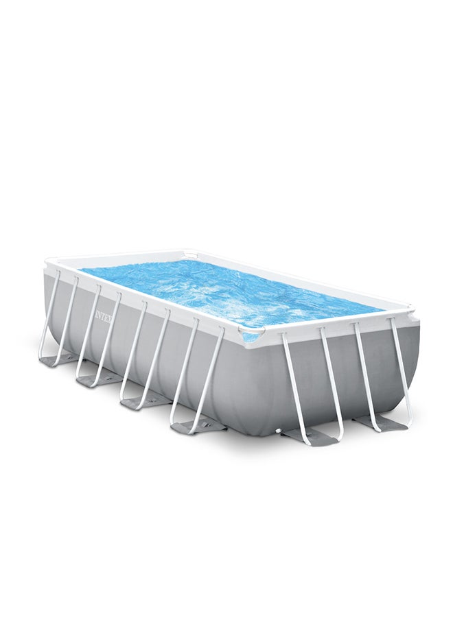 INTEX - INTEX 4M X 2M X 1M PRISM FRAME RECTANGULAR POOL SET - Image 1