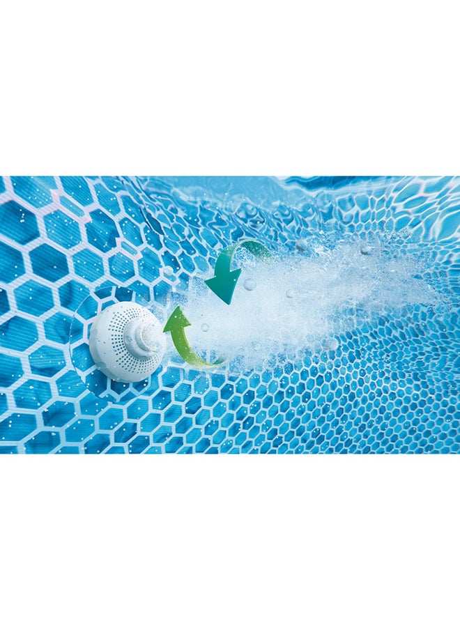 INTEX - INTEX 4M X 2M X 1M PRISM FRAME RECTANGULAR POOL SET - Image 1