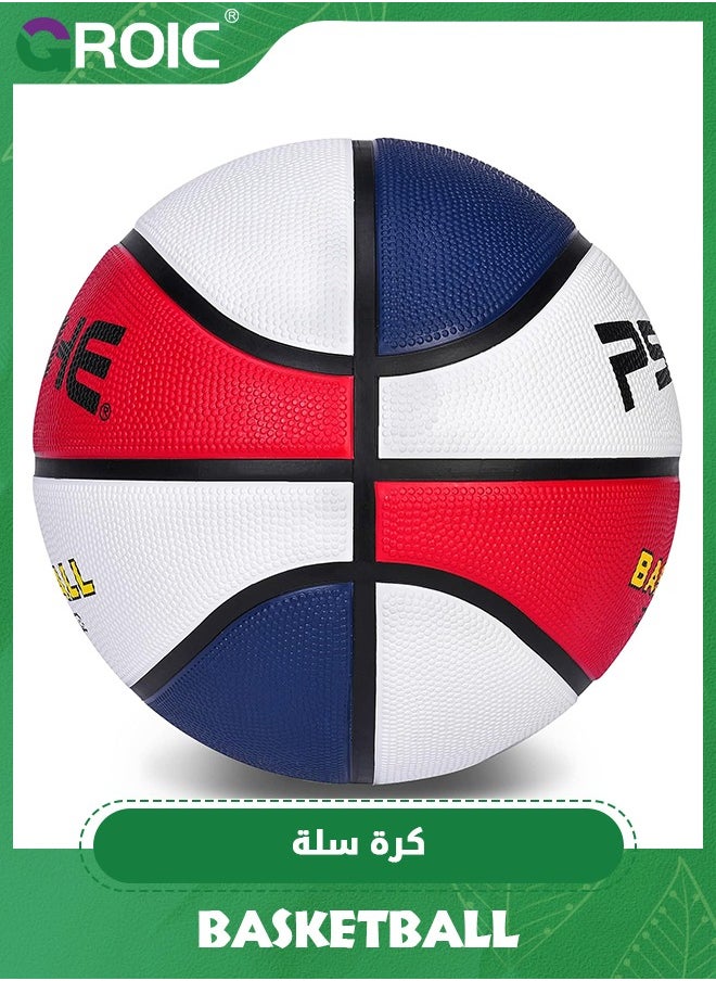 GROIC Size 7 (29.5 inches) Rubber Basketball, Official Regulation Size 7 for Indoor Outdoor Pool Play Games, Deep Channel Construction Streetball, Made for Adults & Youth, Official Basketball Size 7  - Image 3