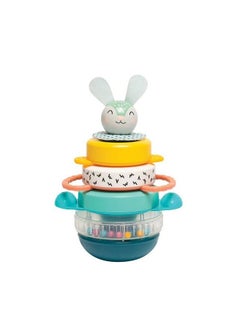 Hunny Bunny Baby Stacker 5 Pieces Captivating Stacker Rings And A Friendly Bunny Character Bpa Free Developmental Toddler Toy