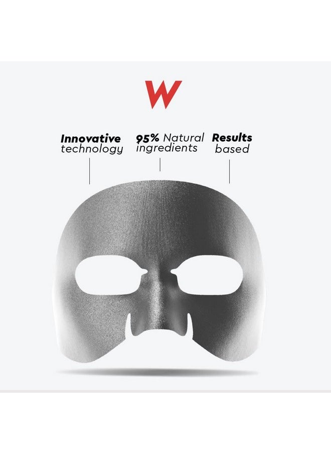 The Wolf Project - Wolf Project Korean Face Mask Gentle Mud Mask With Pore Minimizer Serum Vitamin B3 Vitamin C Vitamin E Oil Control. Deep Facial Cleansing For All Skin Types And Acne Prone Skin 5 Pack - Image 1