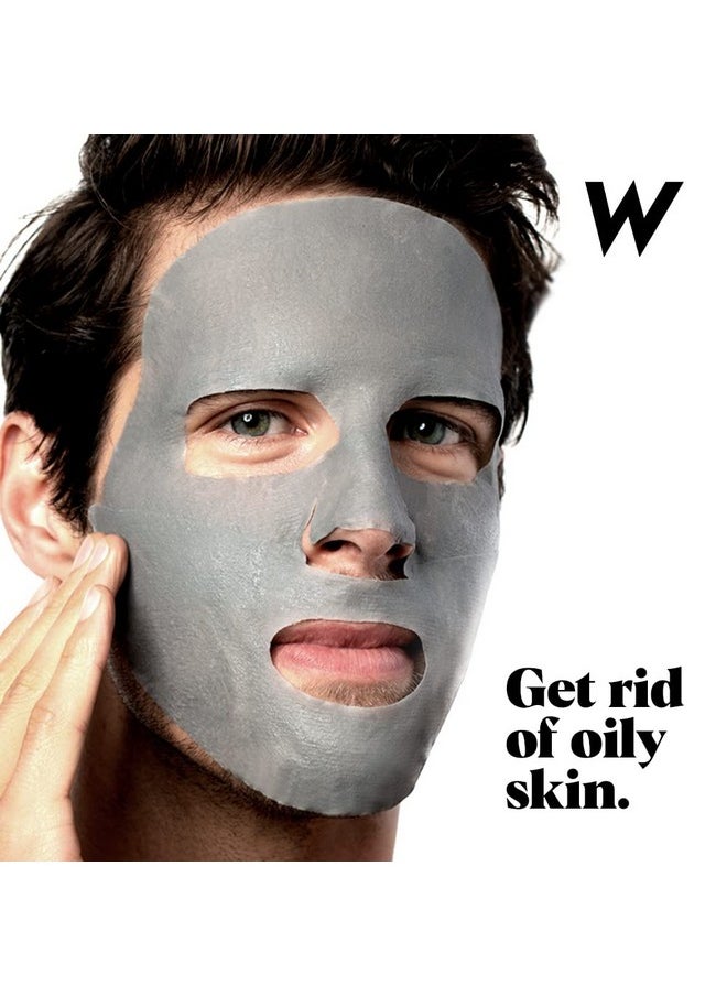 The Wolf Project - Wolf Project Korean Face Mask Gentle Mud Mask With Pore Minimizer Serum Vitamin B3 Vitamin C Vitamin E Oil Control. Deep Facial Cleansing For All Skin Types And Acne Prone Skin 5 Pack - Image 1