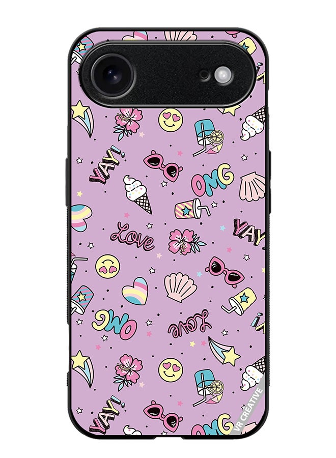 VR CREATIVE Protective Case Cover For Apple iPhone 17 Air Cute Star Girl Design Multicolour