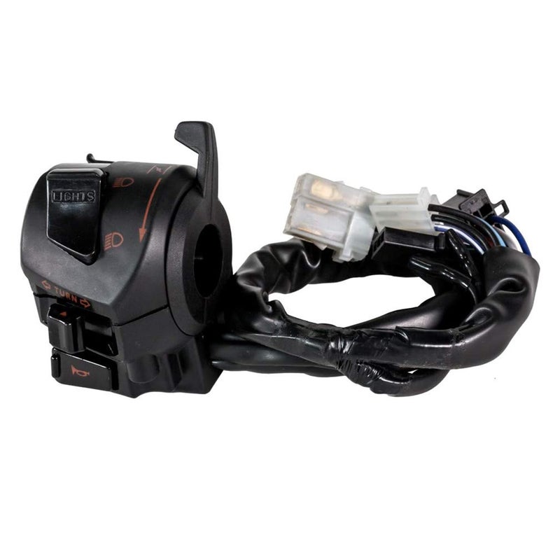 Uno Minda Sw-0659Ay Handle Bar Switch- Left Side - Self Start For Hero-Cbz Xtreme 2014 (White & Black) - Image 1