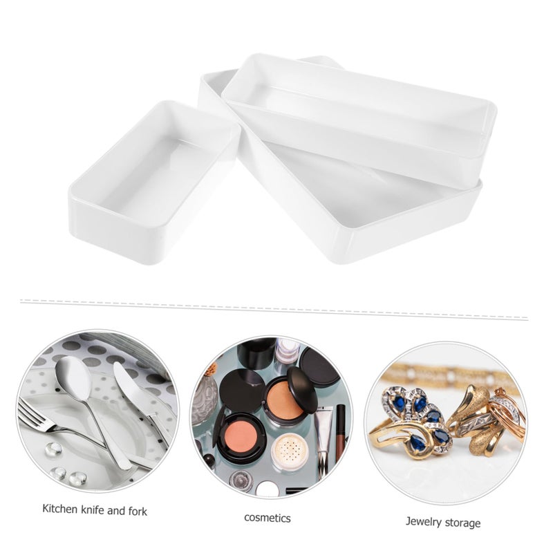 3 Pack Desktop Storage Organizer Bins Versatile Desk Organizer Keep Desktop Tidy - Image 4