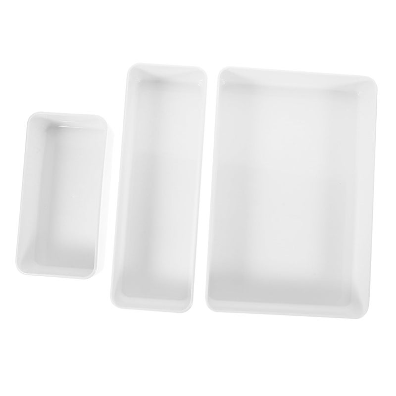 3 Pack Desktop Storage Organizer Bins Versatile Desk Organizer Keep Desktop Tidy - Image 2