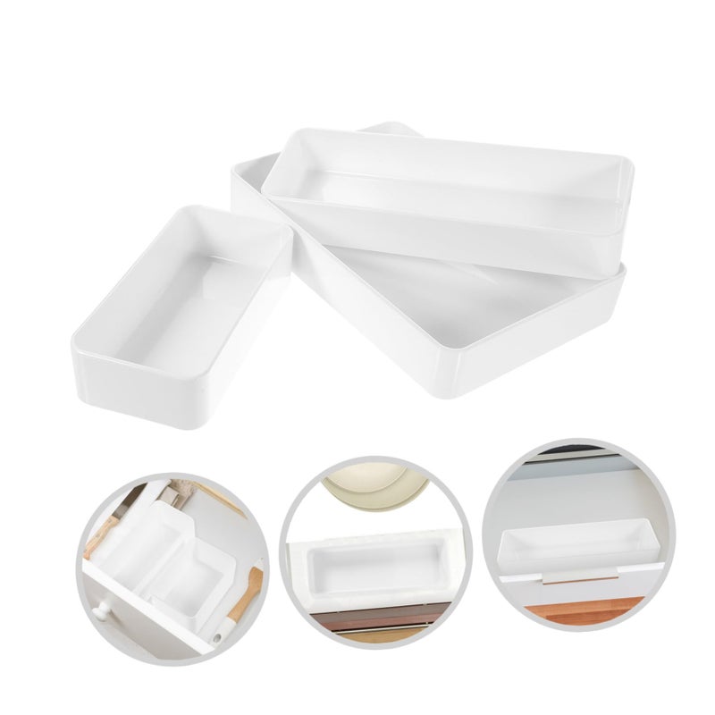 3 Pack Desktop Storage Organizer Bins Versatile Desk Organizer Keep Desktop Tidy - Image 5