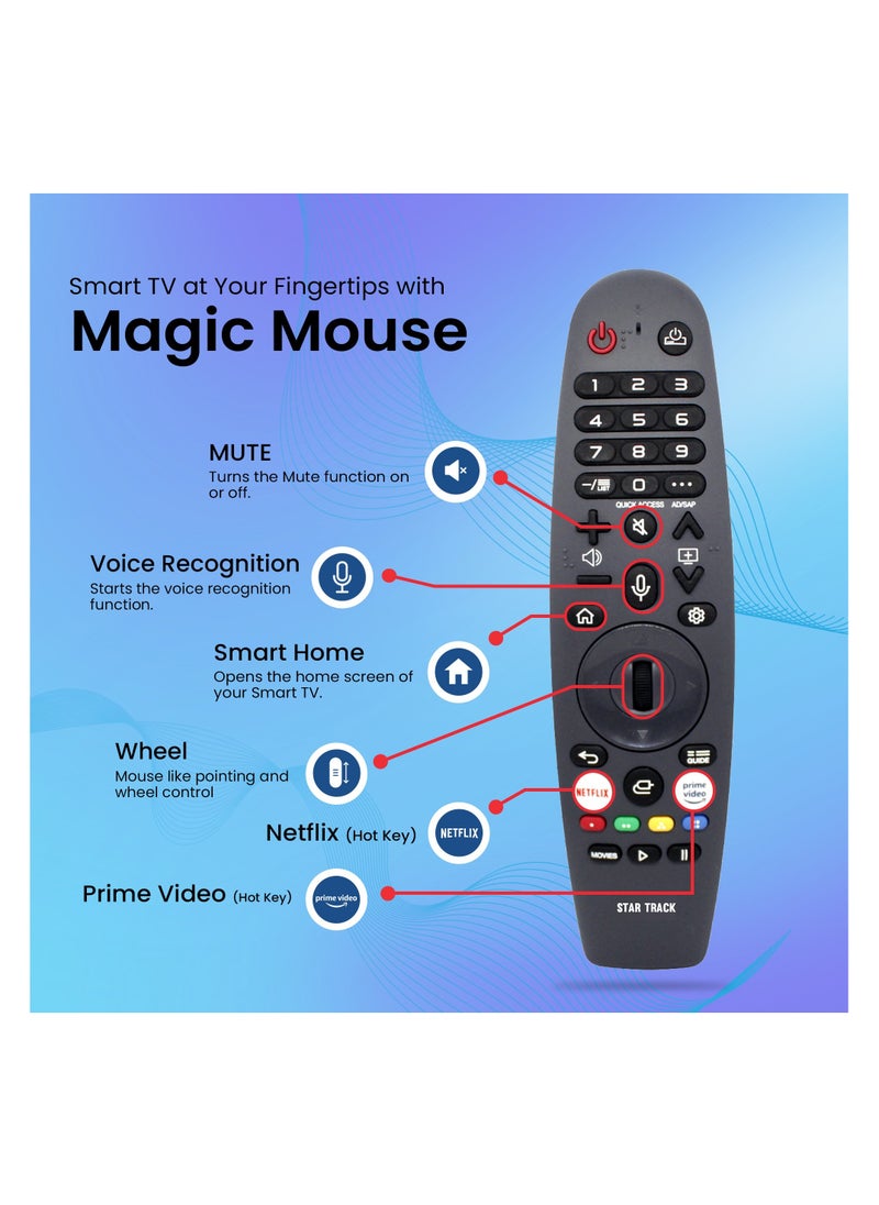 STAR TRACK - Star Track 70-inch 4K UHD WebOS Smart LED TV - Powered by AI, Netflix, YouTube, Prime, Voice Control - Image 1
